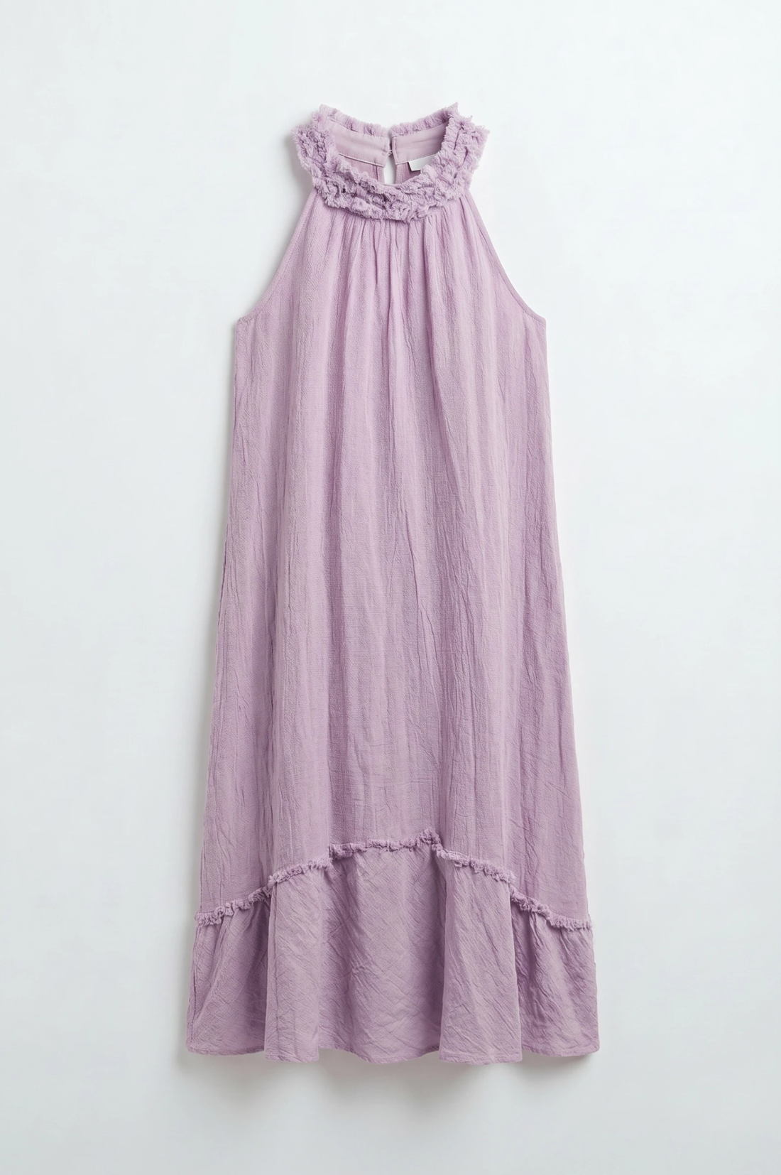 Robe Froufrou Au Col