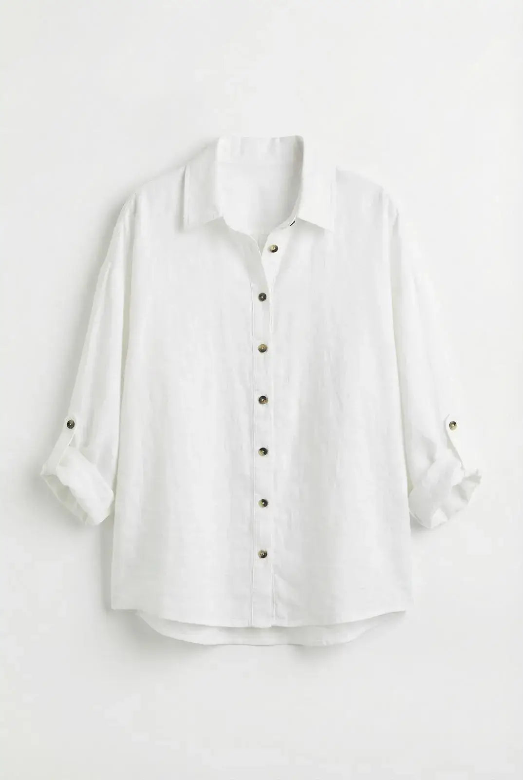 Chemise23806 En Lin Portée Avec Le Pantalon27201