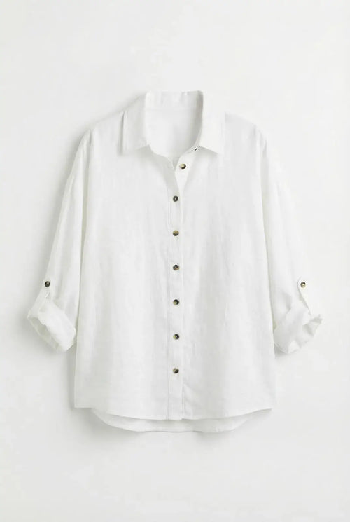 Chemise23806 En Lin Portée Avec Le Pantalon27201