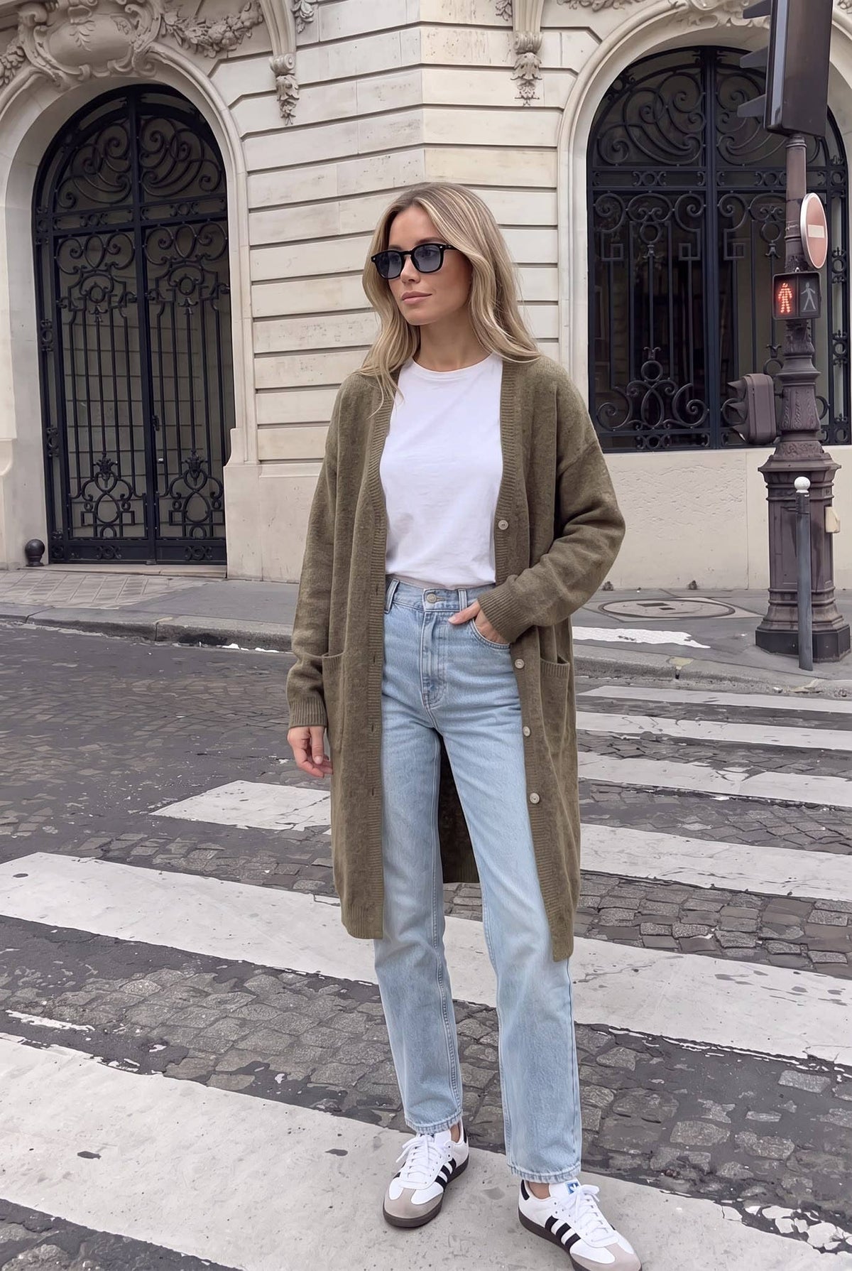 Gilet Alpaga Long Boutonné Poches - INCERTAINES