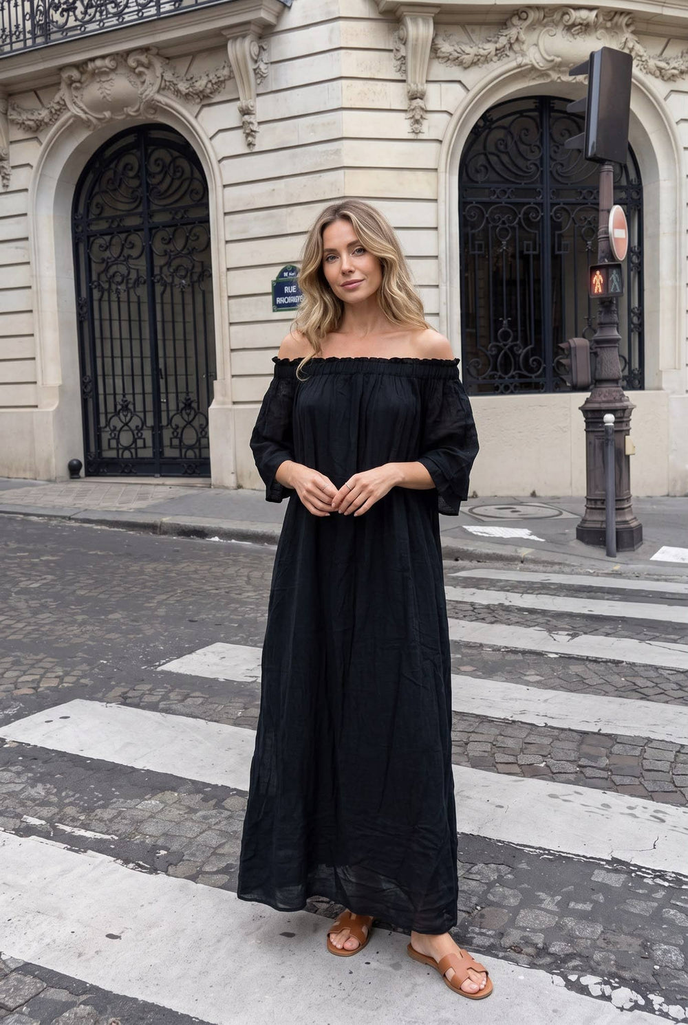 Robe Coton Longue Avec Poche