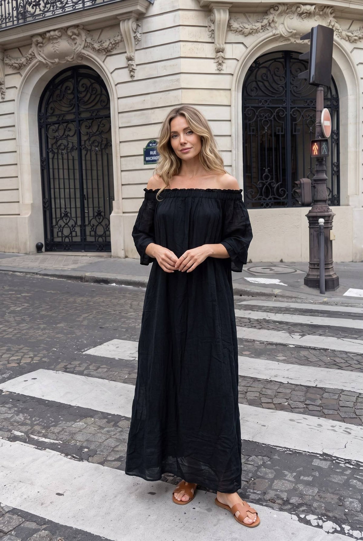 Robe Coton Longue Avec Poche