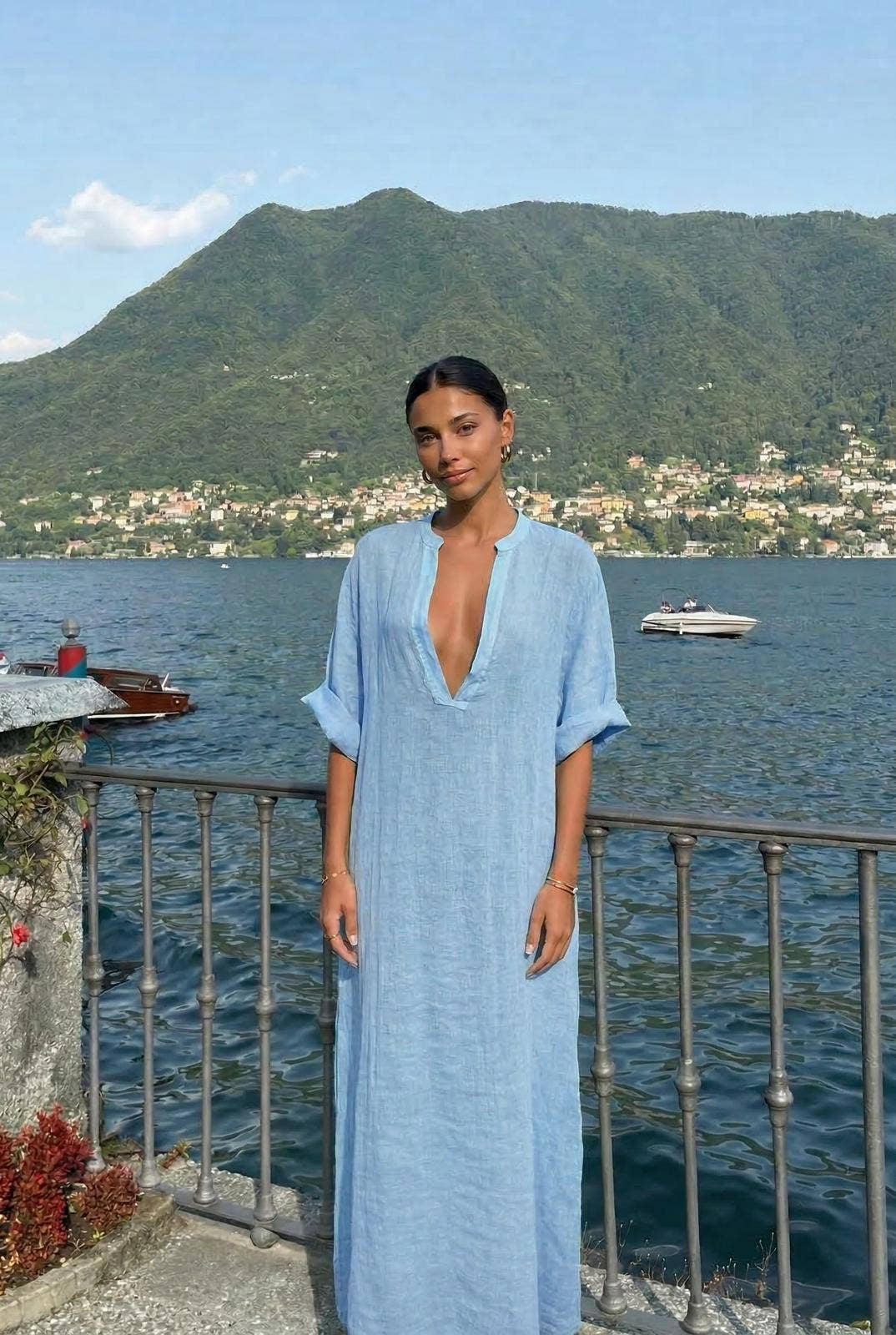 Robe Longue Décolletée