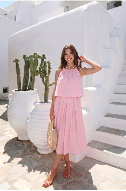 Jupe POPPA Oversize En Popeline
