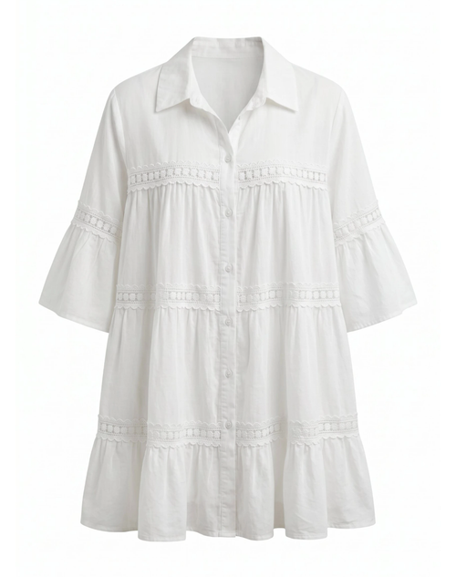 Chemise Oversize Broderie