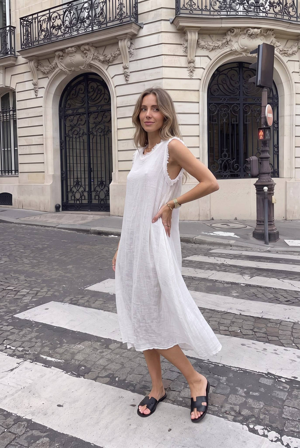 Robe Coton/Lin Froufrou