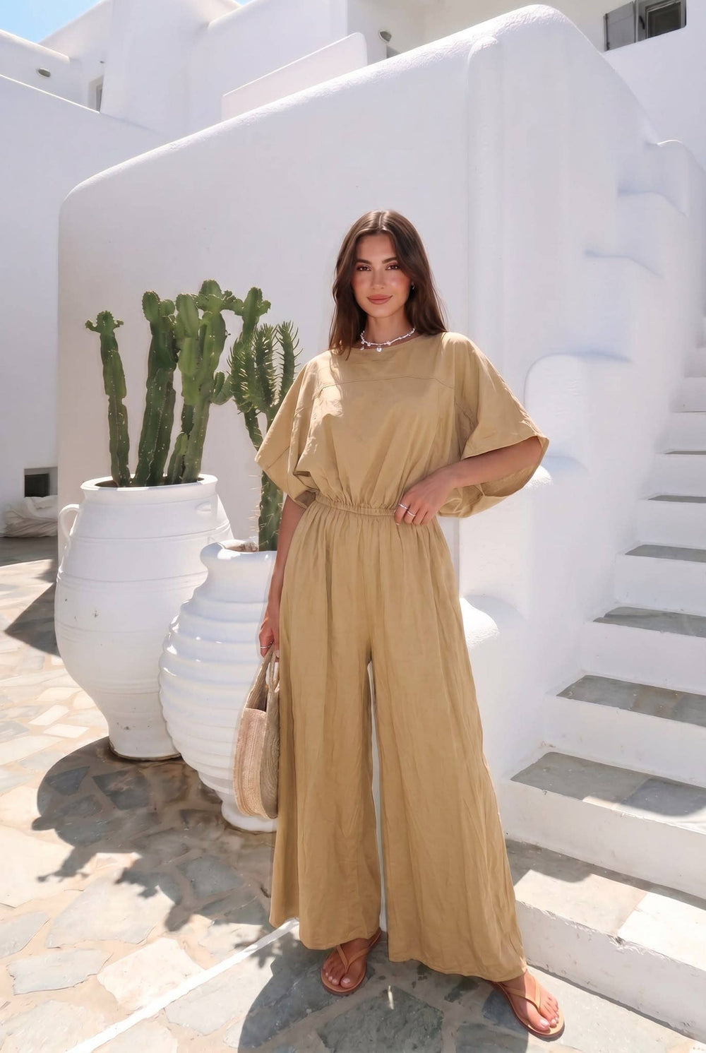 Haut Oversize En Popeline Porté Avec Le Pantalon15290 Ou Pantalon13633 Vendu Séparément