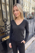 Pull en Maille Col V