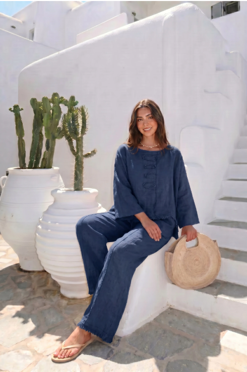 Haut Oversize Froufrou Porté Avec Le Pantalon9555 Vendu Séparément