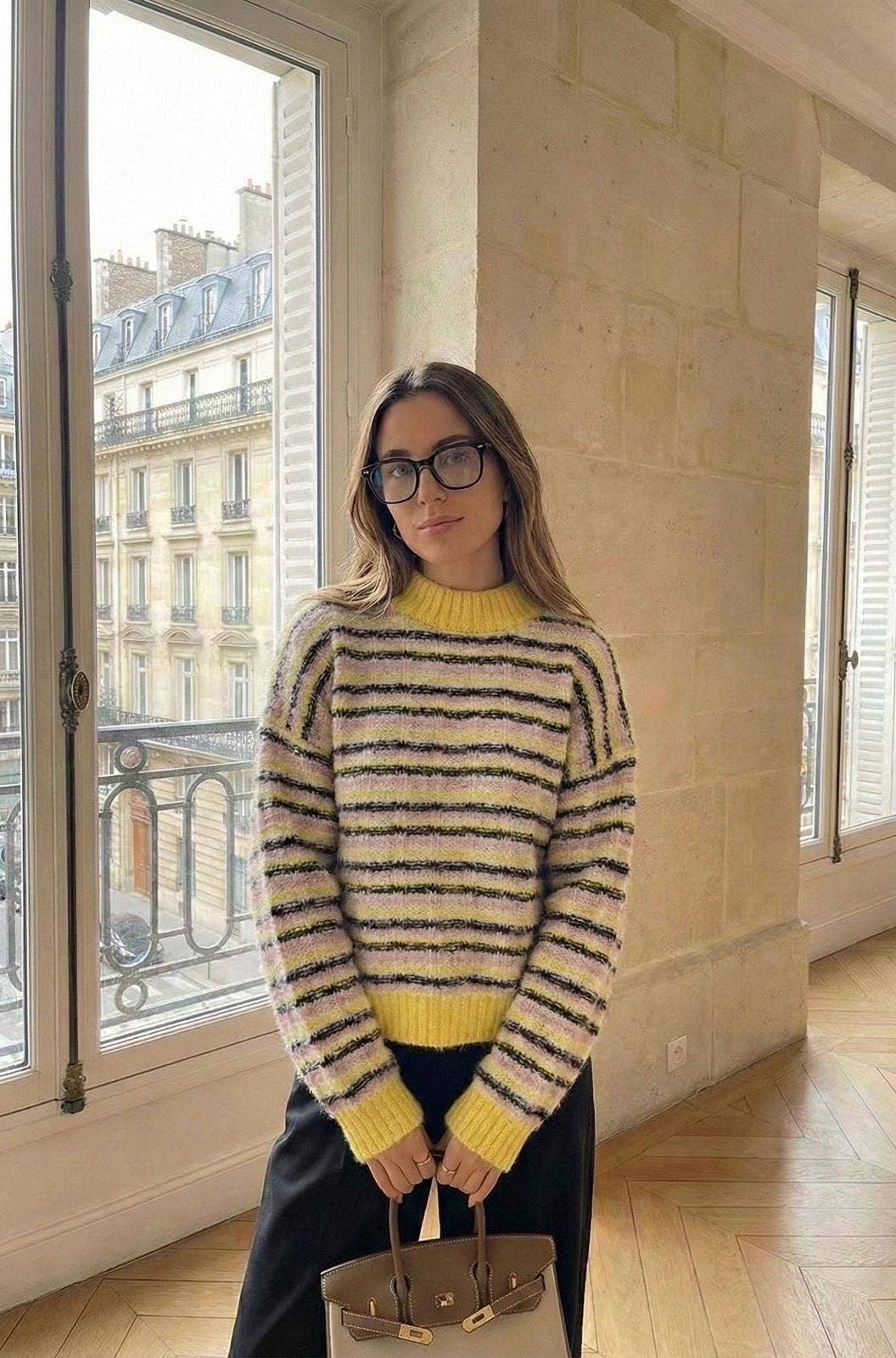 Pull Manche Longue Rayure