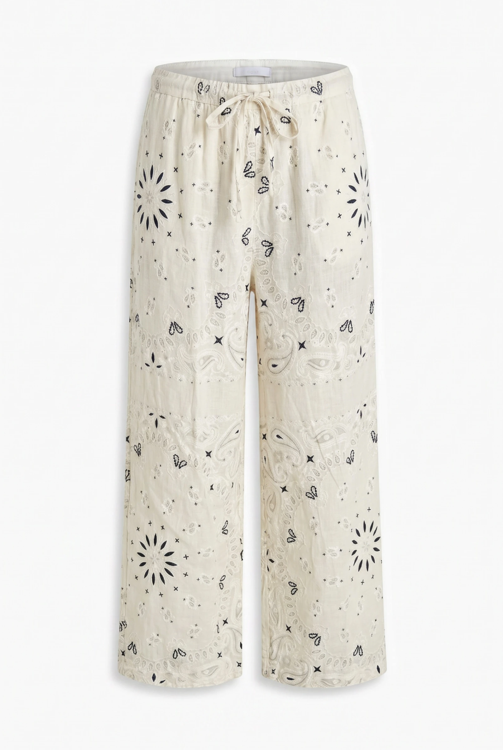Pantalon En Lin Bandana Porté Avec Le Haut13890 Vendu Séparément