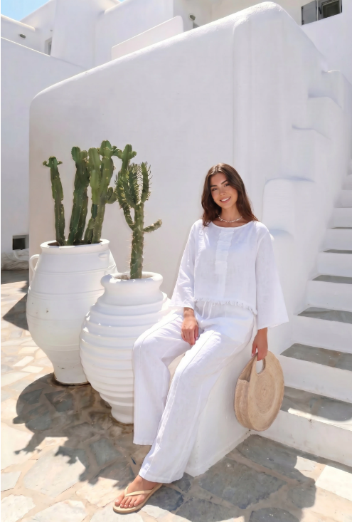 Pantalon Oversize Porté Avec Le Haut4120 Vendu Séparément