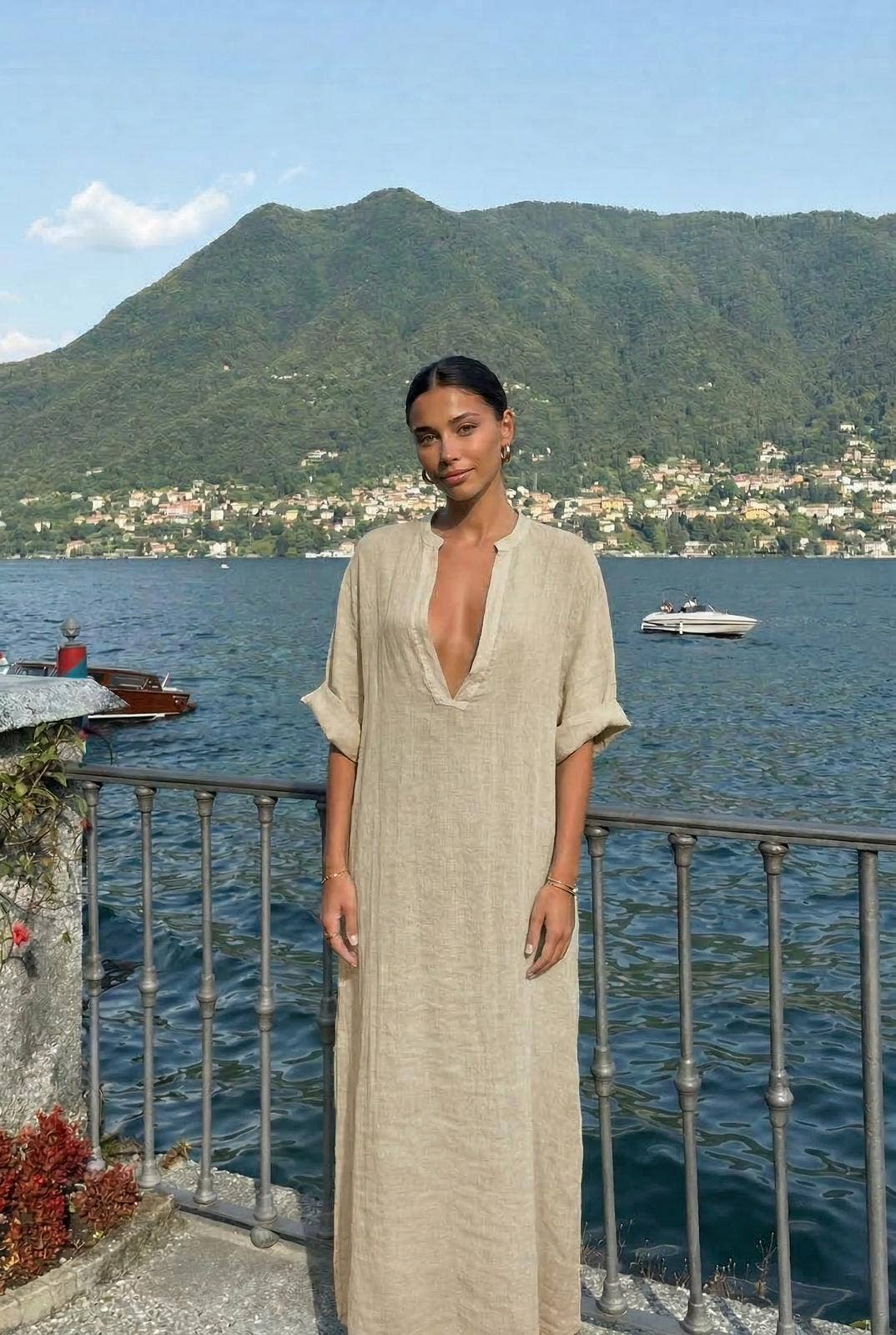 Robe Longue Décolletée