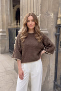 Pull Oversize En Alpaga/Laine