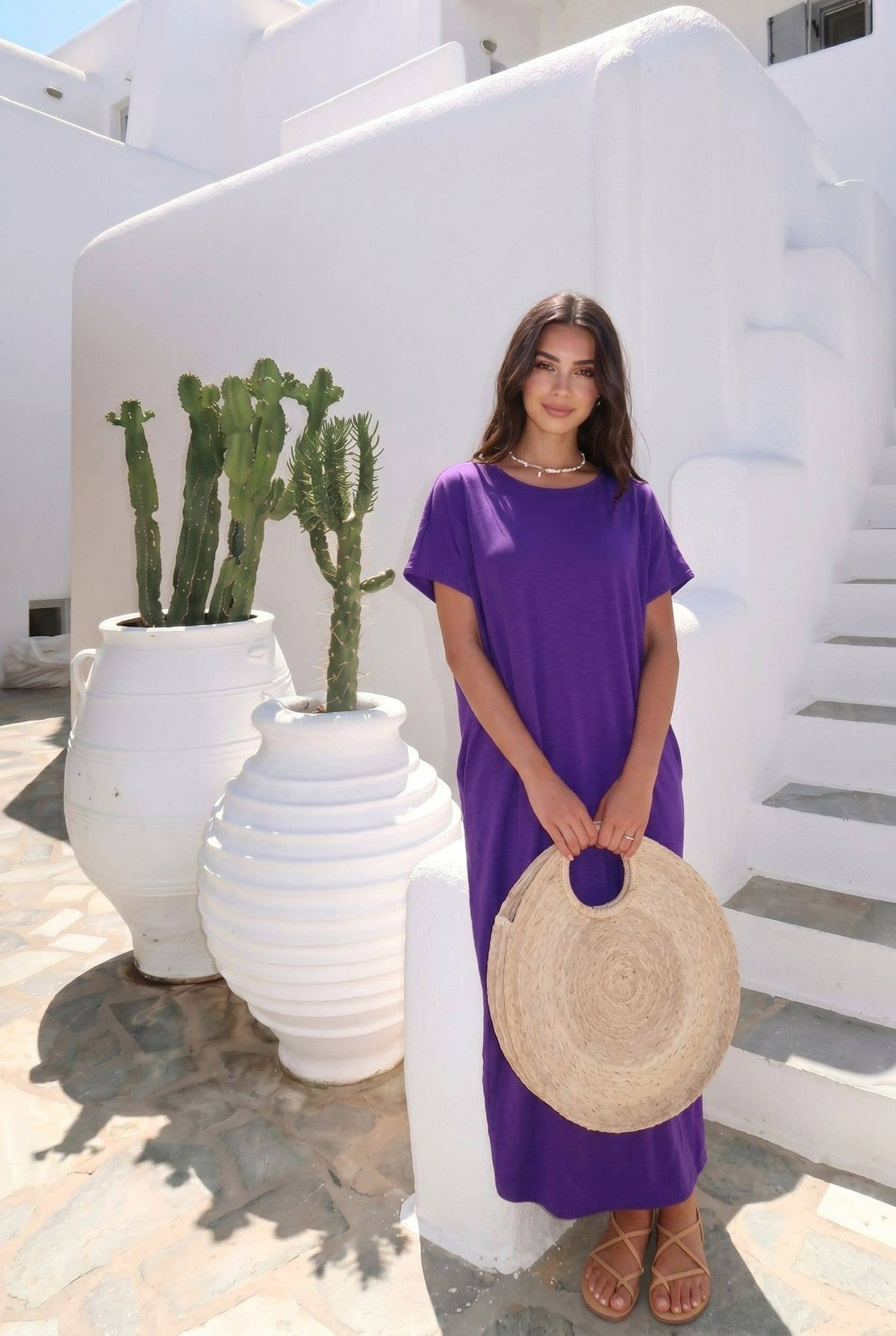 Robe Dos Nu En Coton