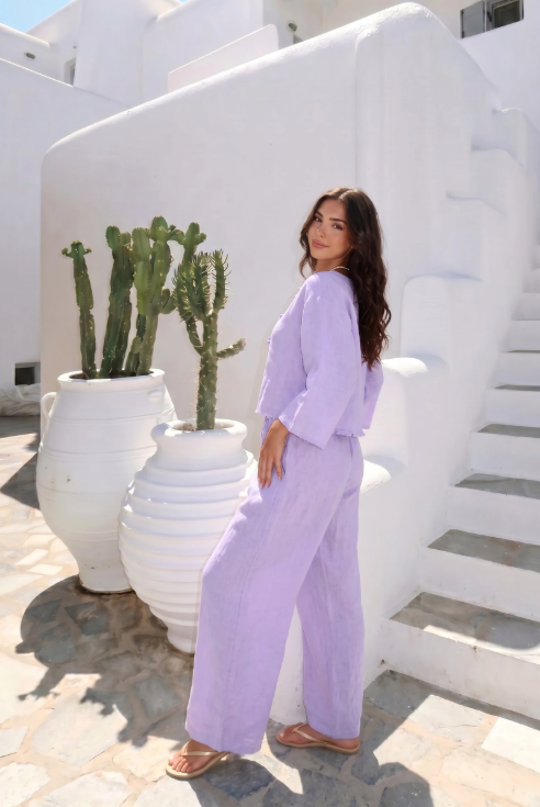 Haut Oversize Froufrou Porté Avec Le Pantalon9555 Vendu Séparément