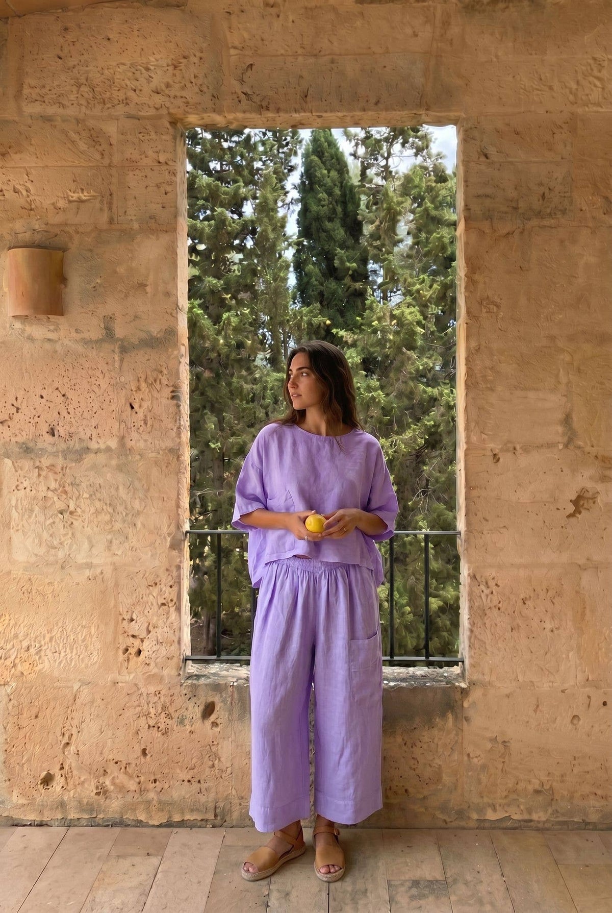 Pantalon Oversize Porté Avec Le Haut26747 Vendu Séparément