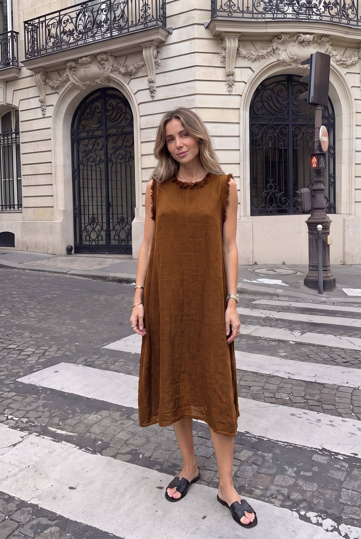 Robe Coton/Lin Froufrou