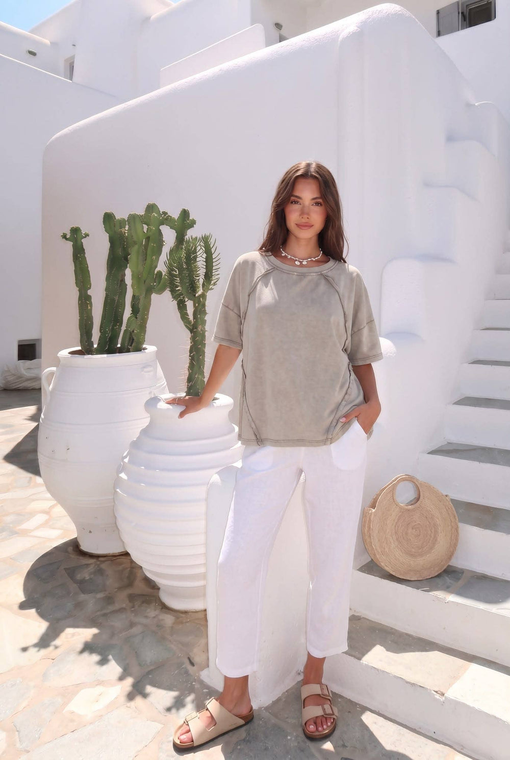 Sweat-shirt Oversize Manches Courtes – Look Casual – INCERTAINES
