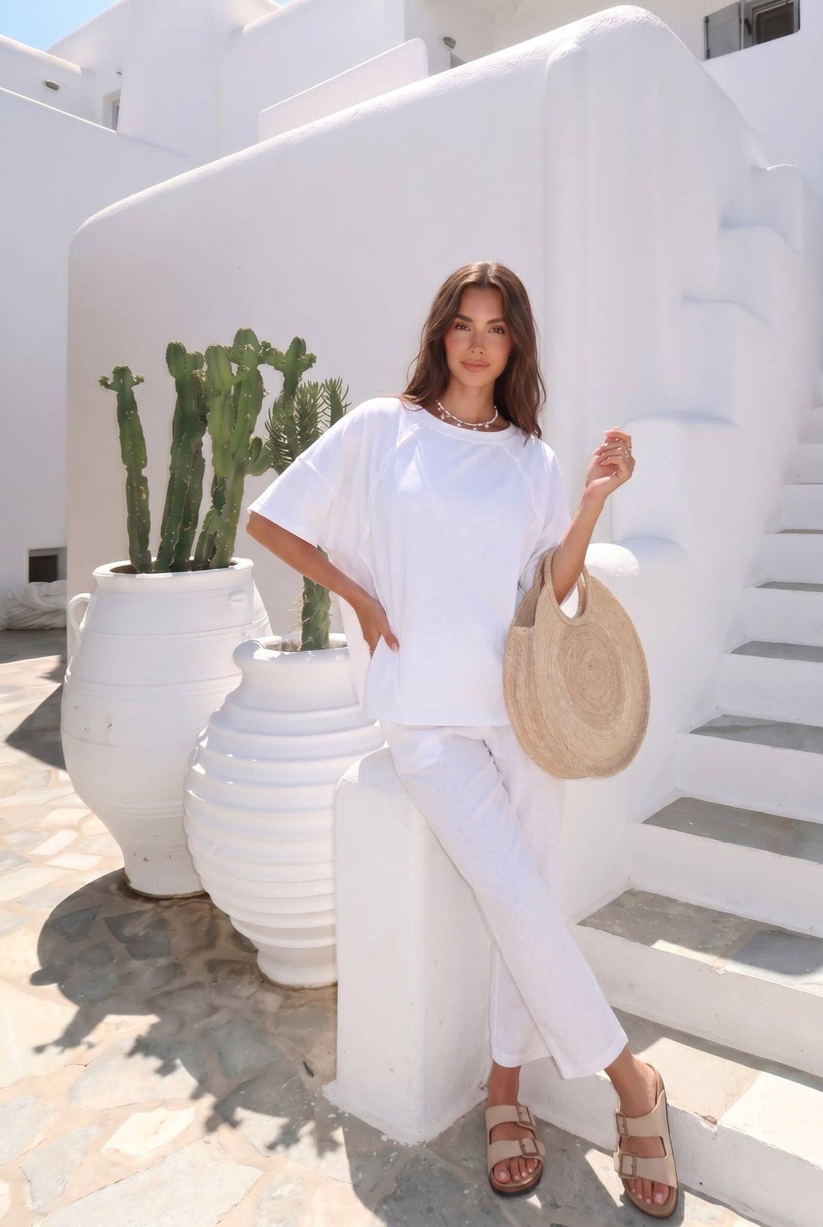 Sweat-shirt Oversize Manches Courtes – Look Casual – INCERTAINES