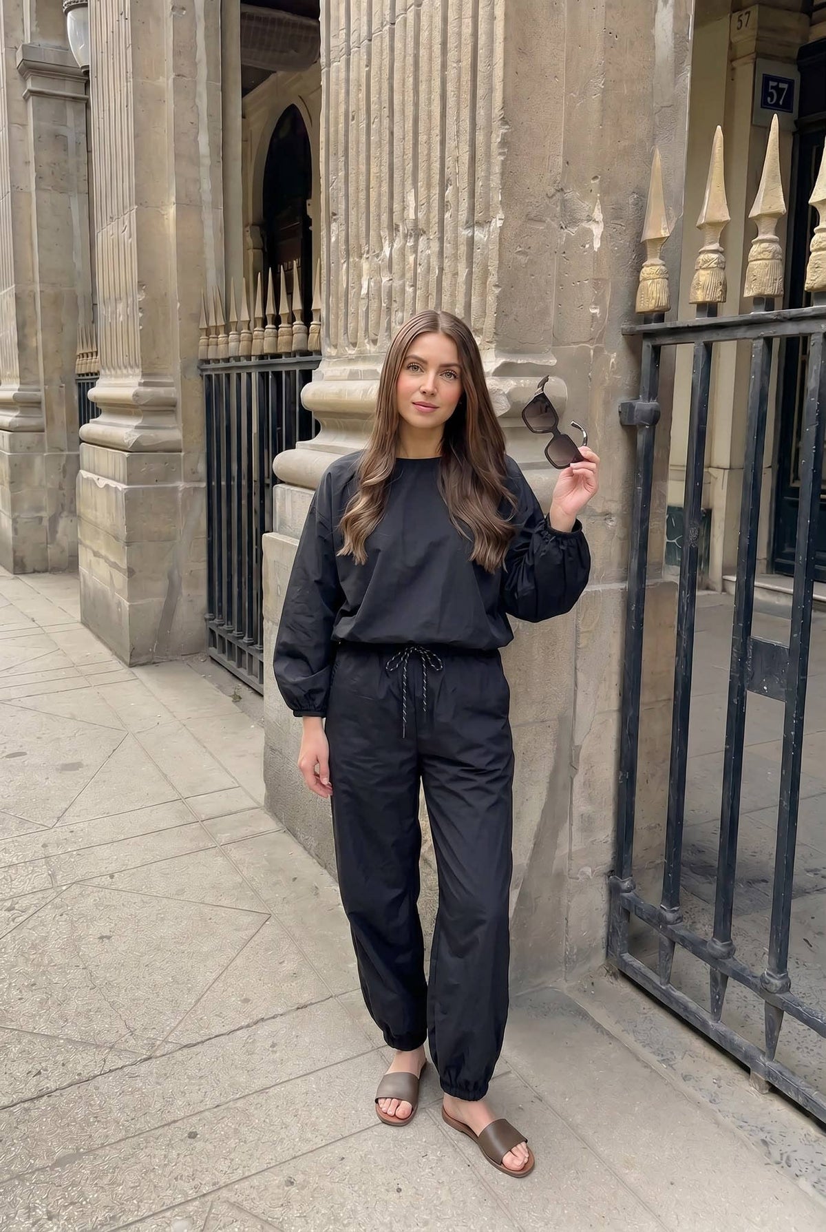 Haut Kaway Oversize Porté Avec Le Pantalon1976 Vendu Séparément