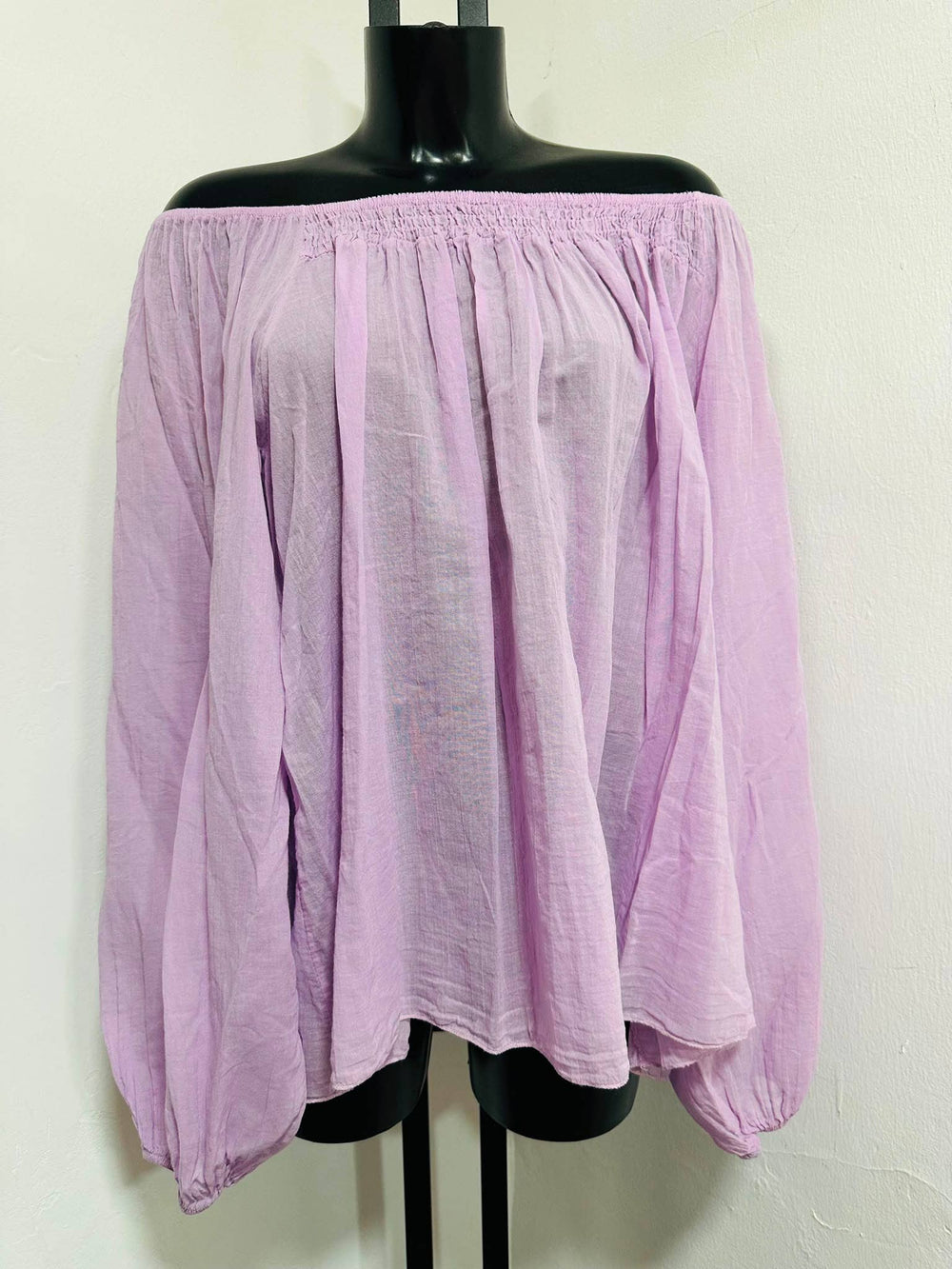 Haut En Voile De Coton Porté Avec Le Pantalon13633
