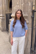 Wool/Alpaca 3/4 Sleeve Sweater