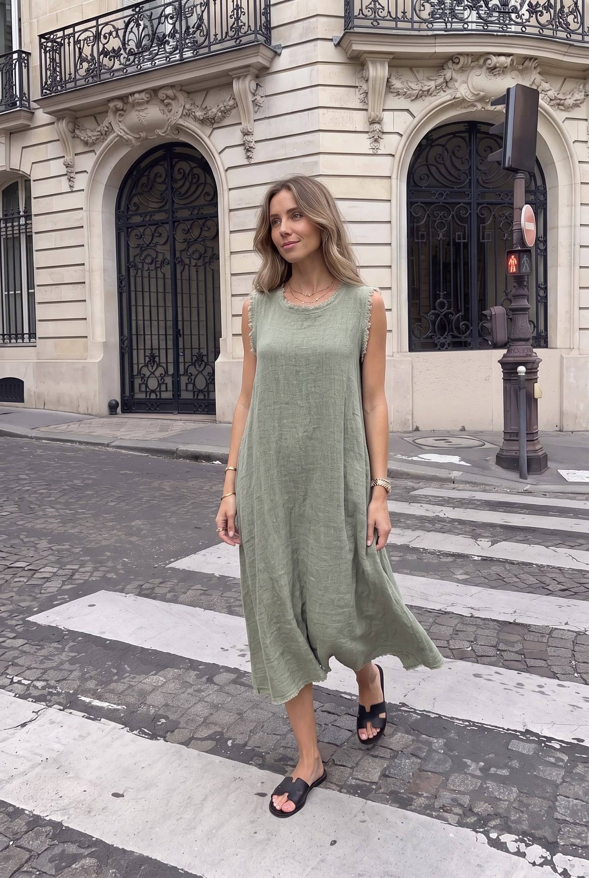 Robe Coton/Lin Froufrou