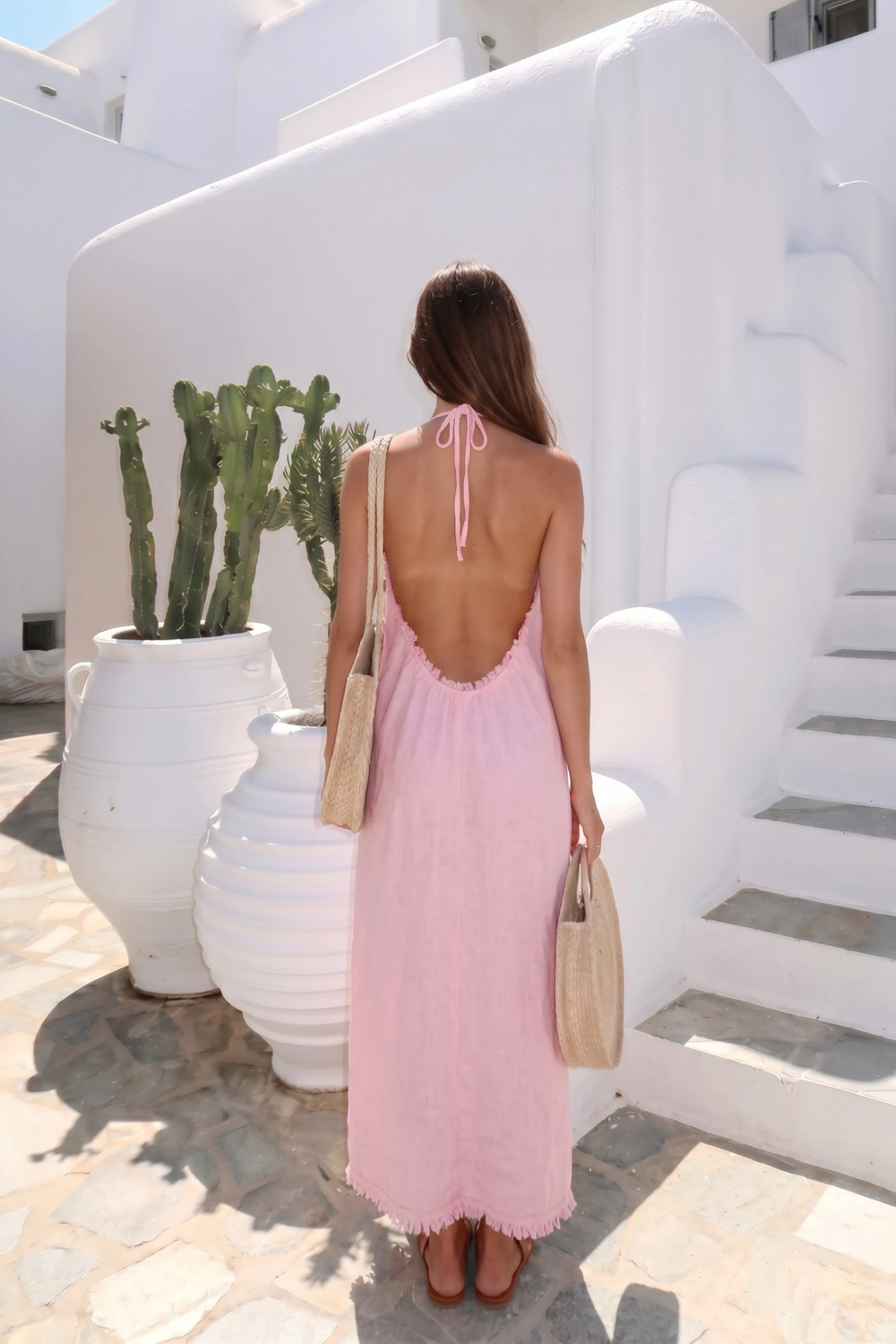 Robe Longue Froufrou Dos Nu