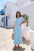 Robe En Eponge Fendue