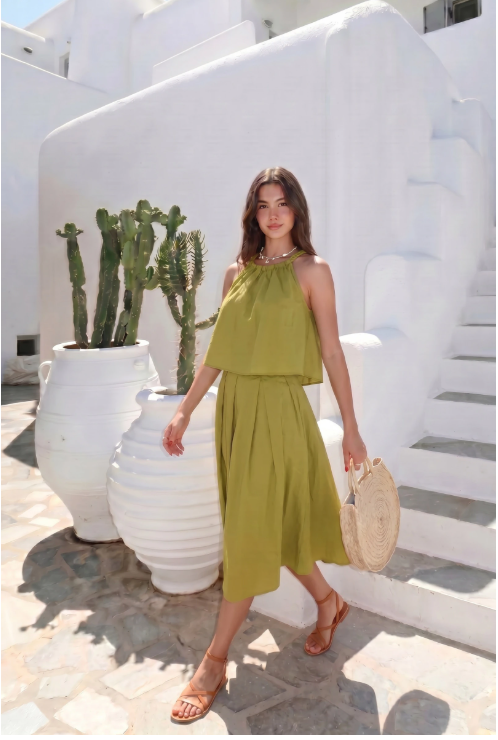 Jupe POPPA Oversize En Popeline