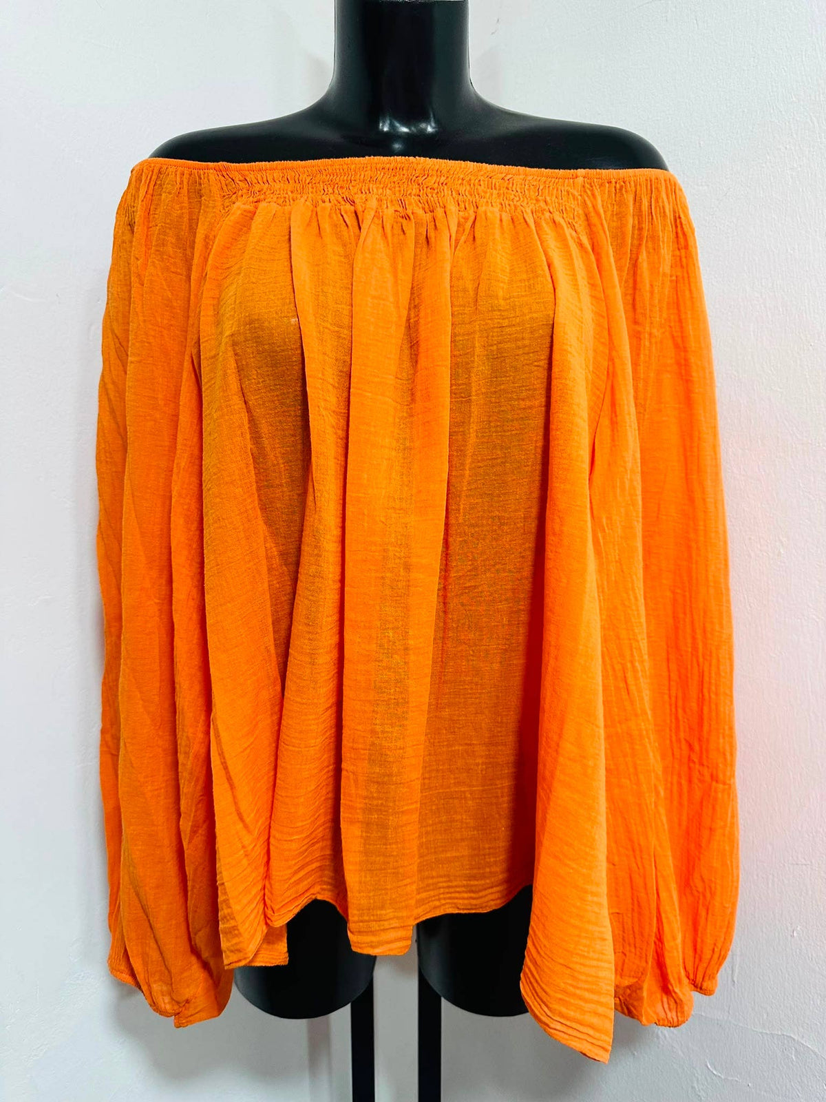 Haut En Voile De Coton Porté Avec Le Pantalon13633