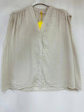 Pantalon Oversize En Voile De Coton Porté Avec Le Gilet26105