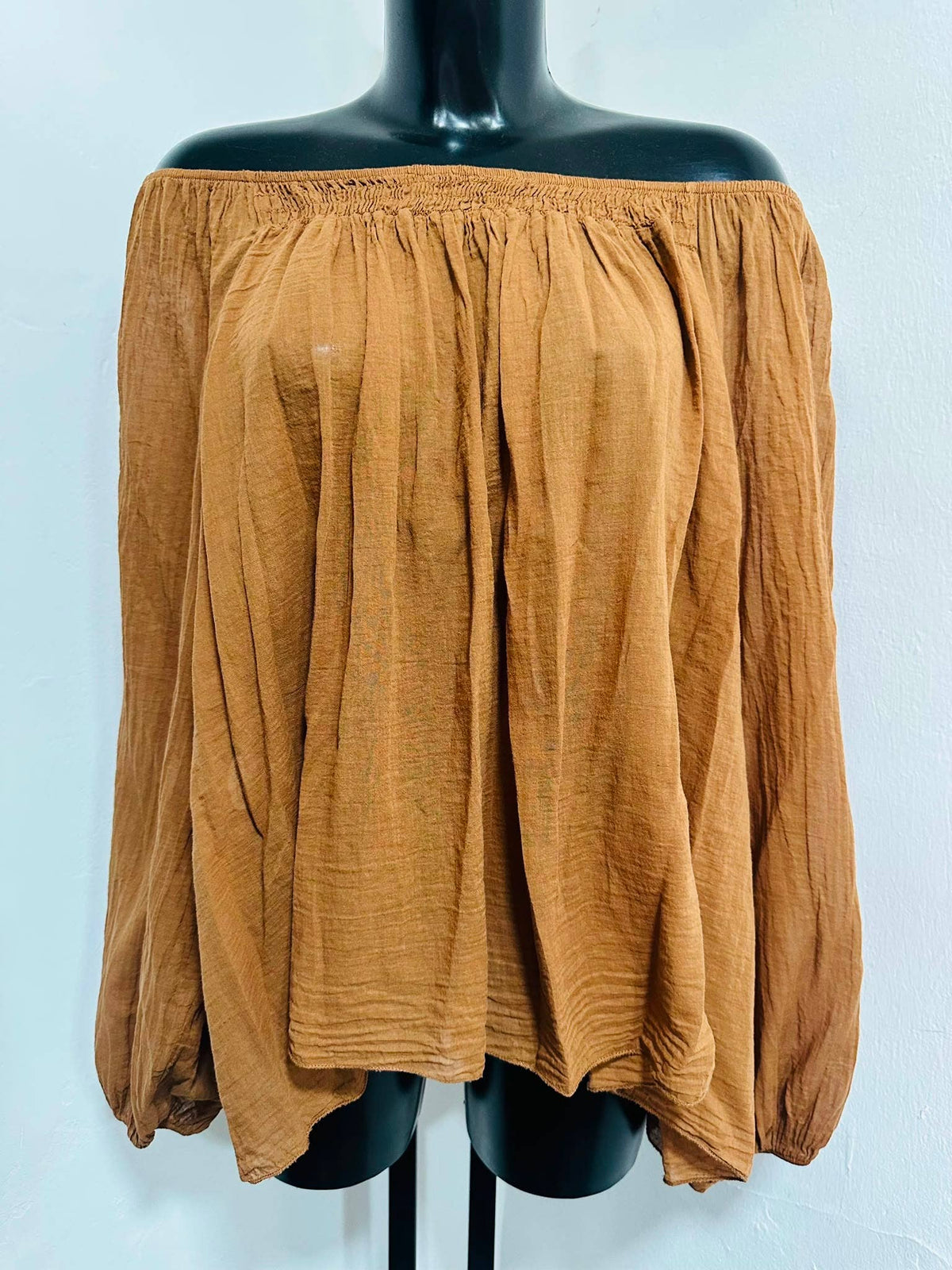 Haut En Voile De Coton Porté Avec Le Pantalon13633