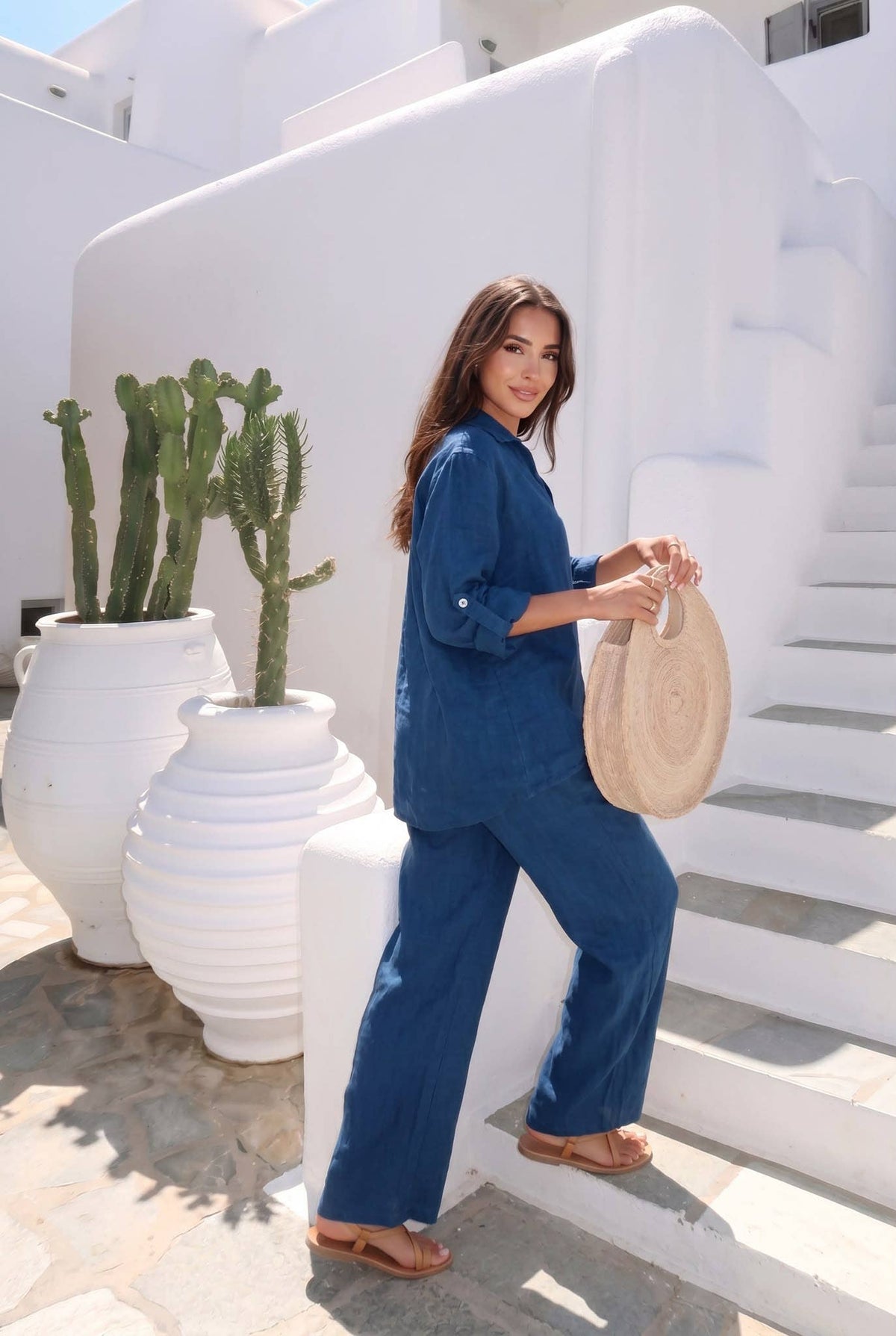 Chemise Fluide En Lin – Haut Été Chic Confort – INCERTAINES
