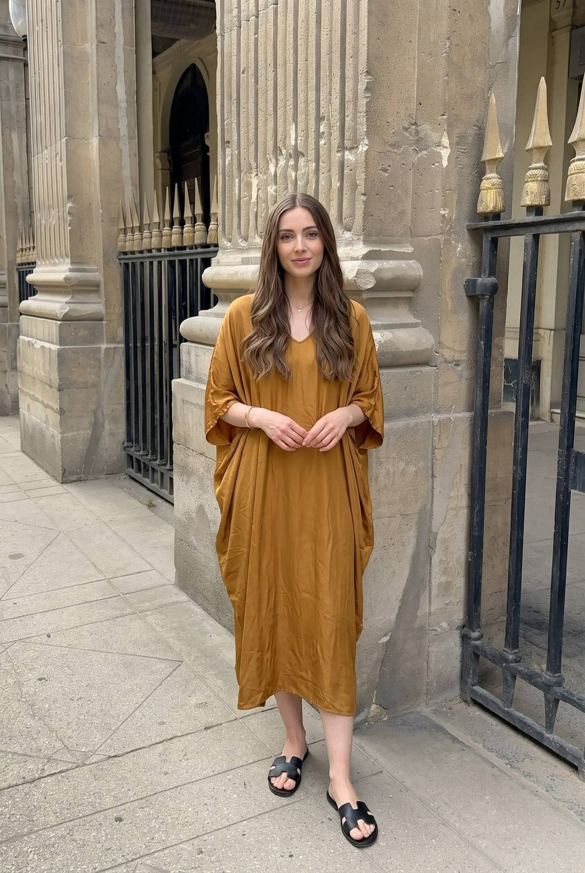 Robe Viscose Soie Oversize