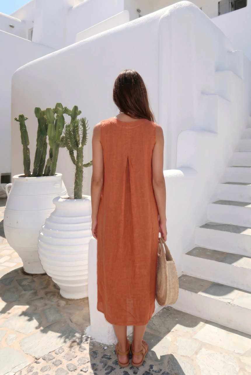 Robe Longue Boutonnée