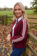 Gilet en Laine et Alpaga à Rayures
