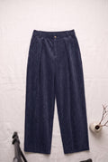 Pantalon Large en Velours