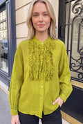 Chemise en Coton à Volants
