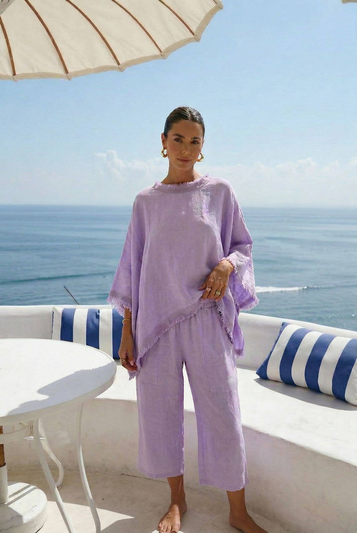 Haut Porté Avec Le Pantalon7530 Vendu Séparément