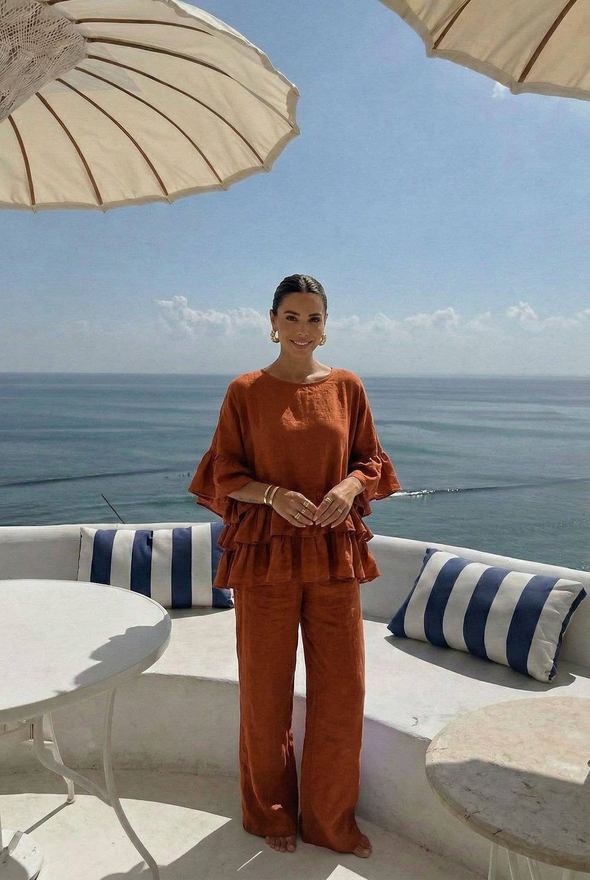 Haut Bolero Porté Avec Le Pantalon27201 Vendu Séparément