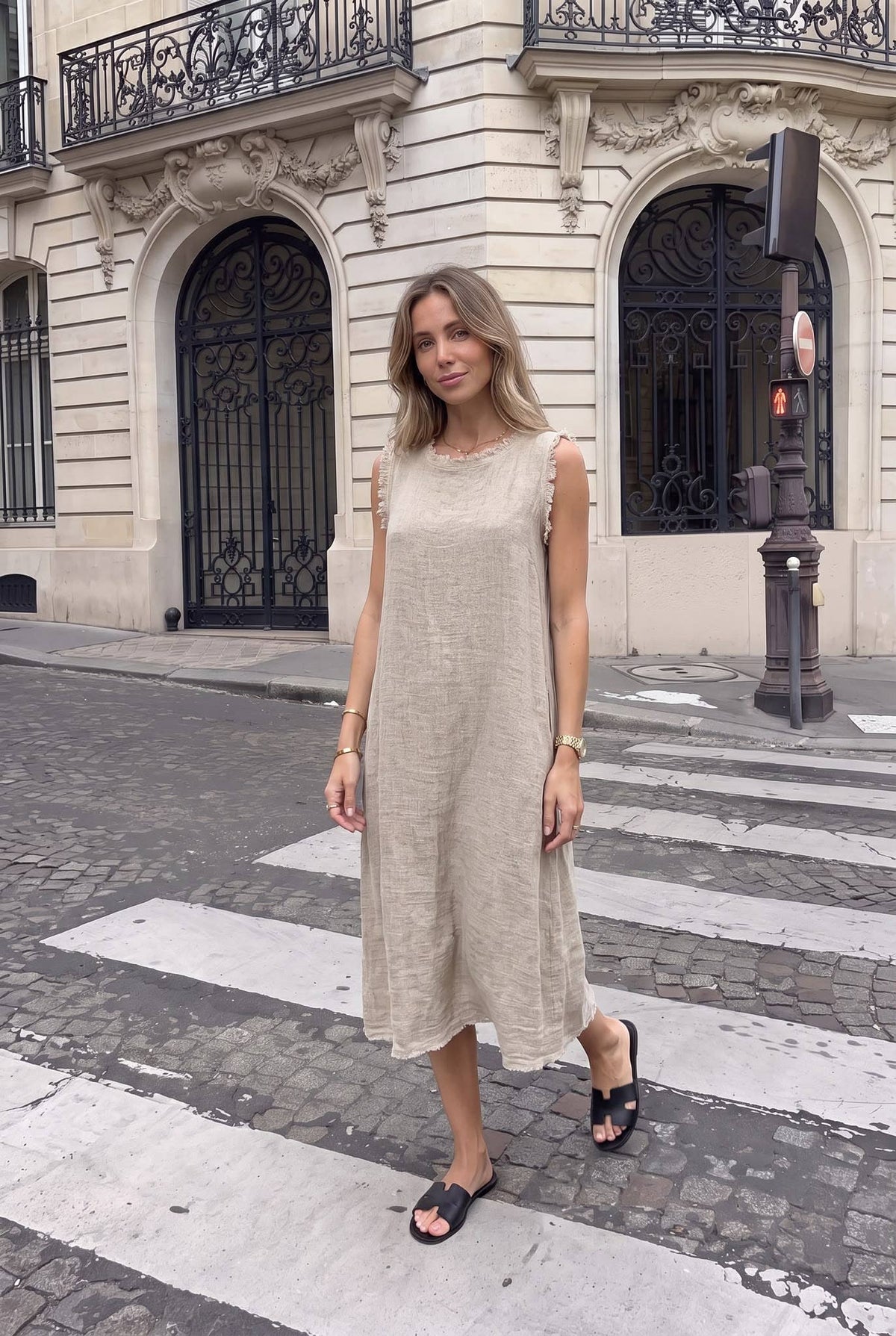 Robe Coton/Lin Froufrou