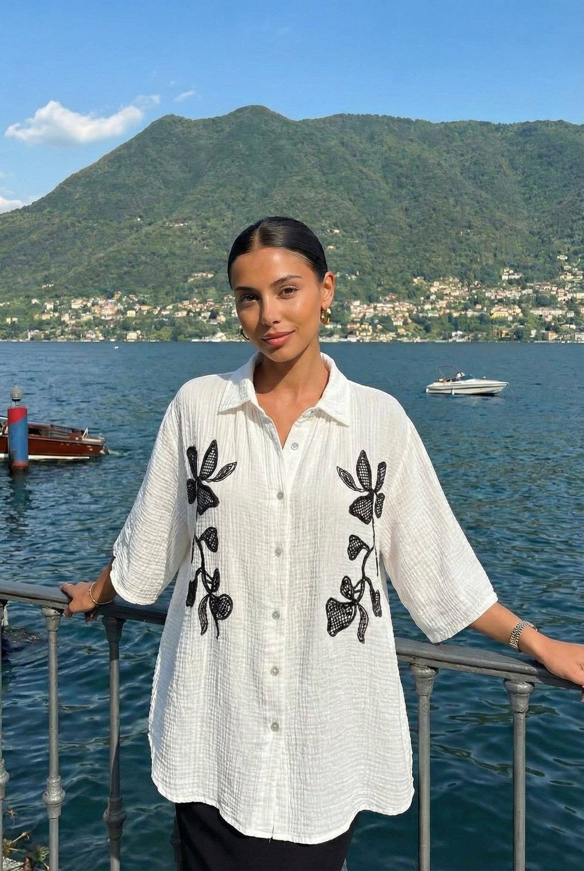 Chemise13589 Broderie