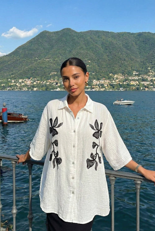 Chemise13589 Broderie