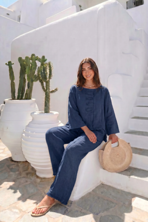 Pantalon Oversize Porté Avec Le Haut4120 Vendu Séparément