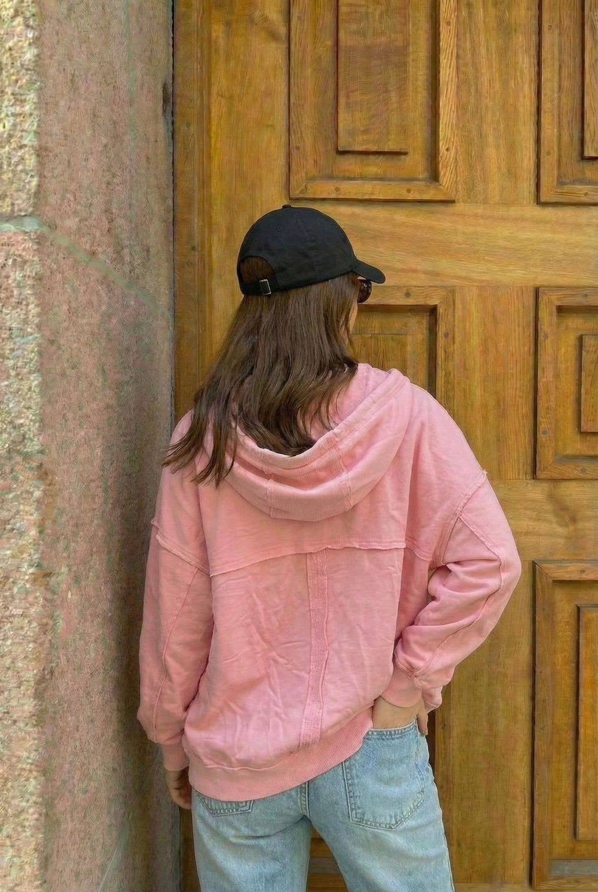 Veste En Coton Oversize Sans Zip