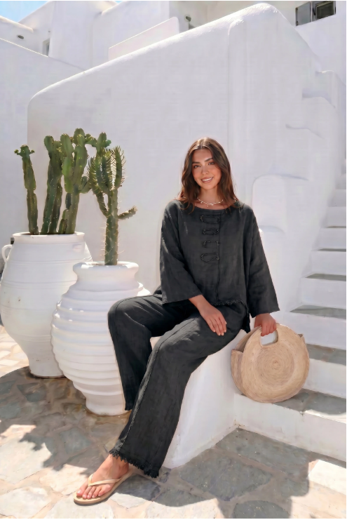 Pantalon Oversize Porté Avec Le Haut4120 Vendu Séparément
