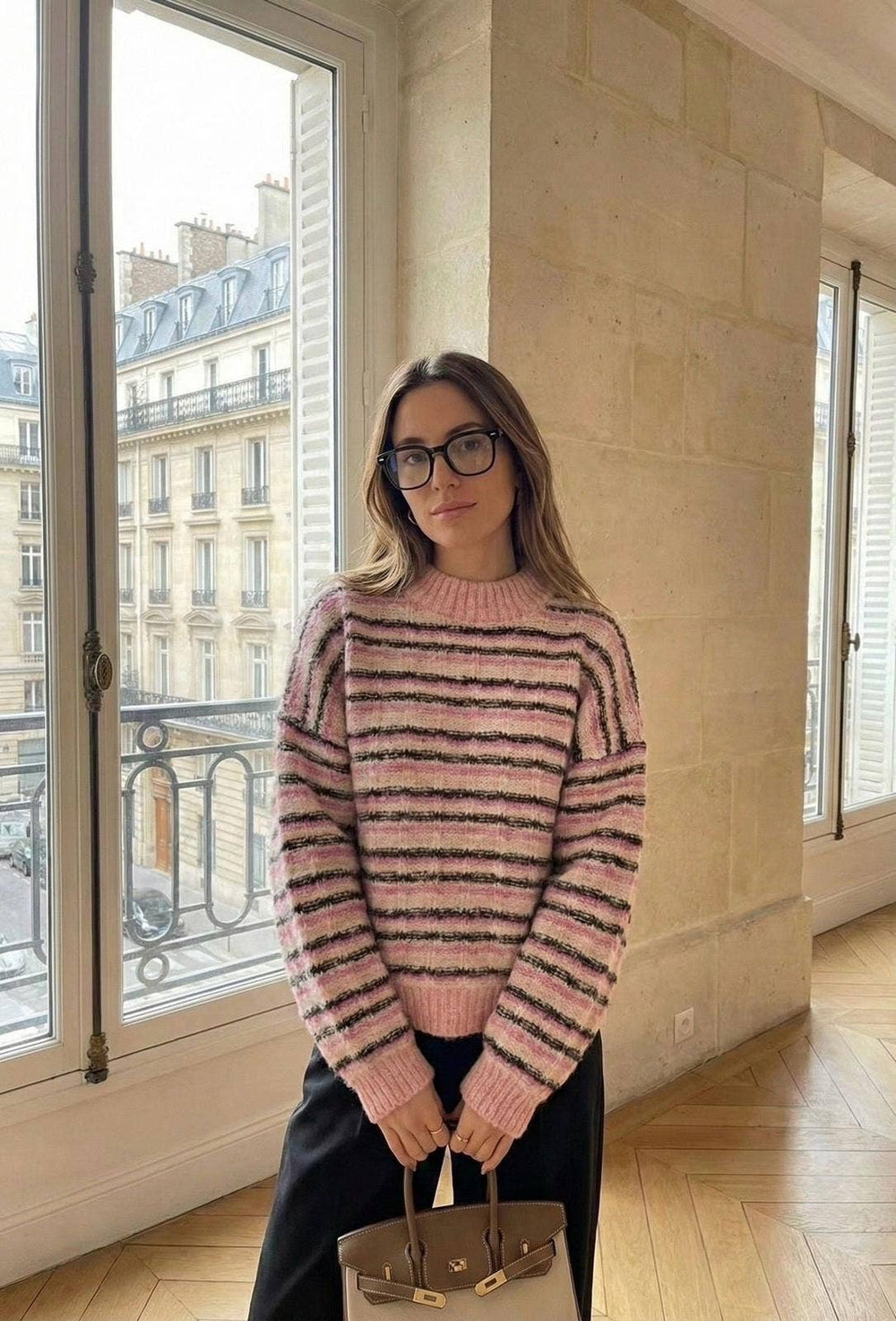 Pull Manche Longue Rayure