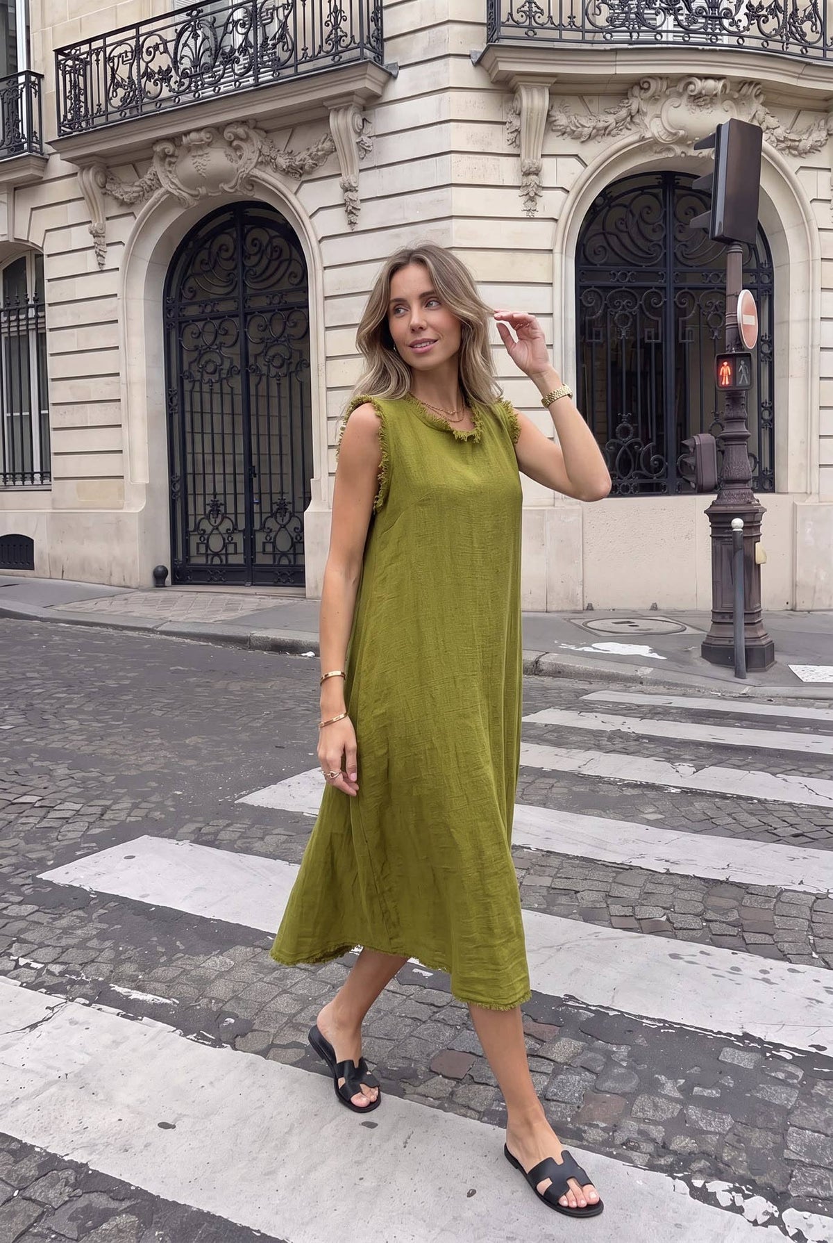 Robe Coton/Lin Froufrou